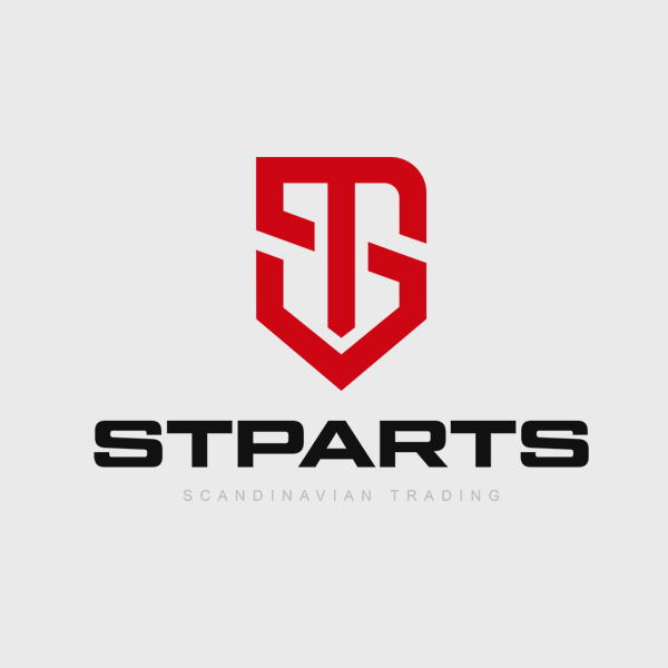 STParts logotyp, skandinavisk handel.