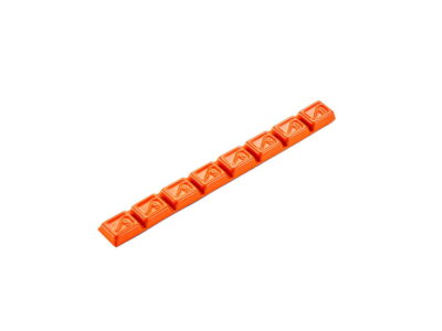 Orange skrivmaskinstangent
