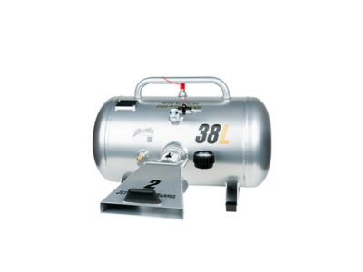 Jet barrel däckuppblåsare 38L, stående vy